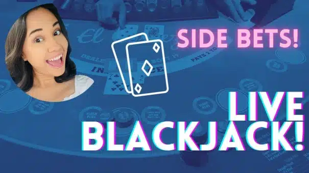 Blackjack game with side bets